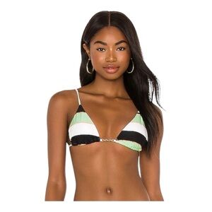 Vix Chain Tri Bikini Top in Malta NWT